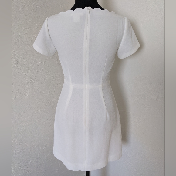 Club Monaco Scalloped Mini Dress - Picture 3 of 8